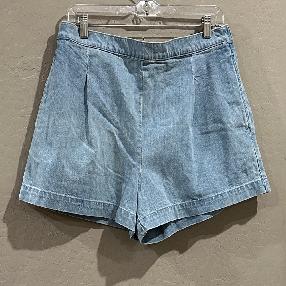 Madewell Light Blue Denim High-Rise Jean Shorts